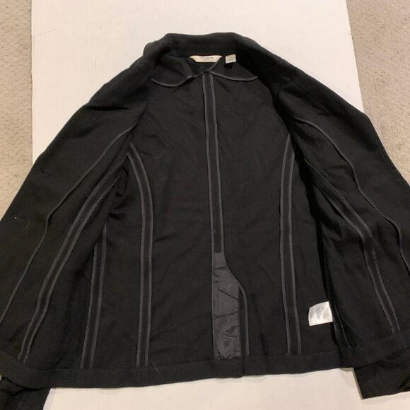 Liz Claiborne Button Up Black Blazer Jacket - Picture 5 of 6